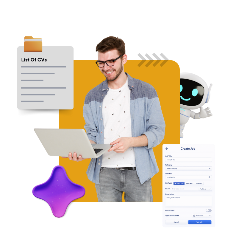 AI Recruitment for efficient hiring automated interviews